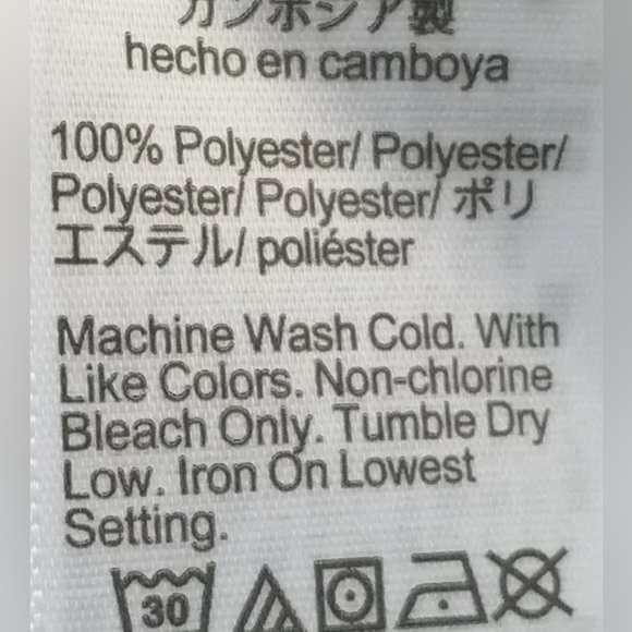 JCrew Sleeveless Button Back Shell Blouse, Blue and White - Picture 4 of 5